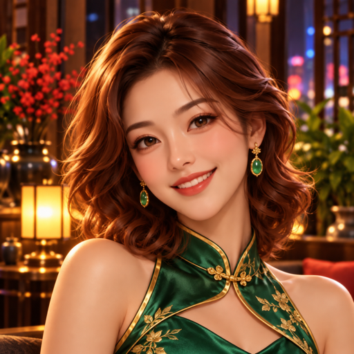 翠衣女生头像